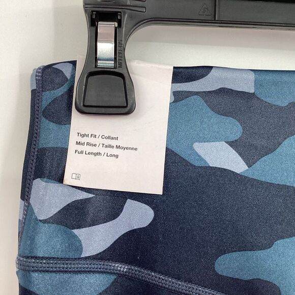NWT Ladies‎ Nike Camo Full Length Leggings Blue XS - Picture 4 of 7